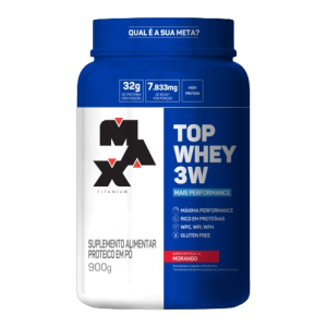 Top Whey 3W + Performance Pote 900g