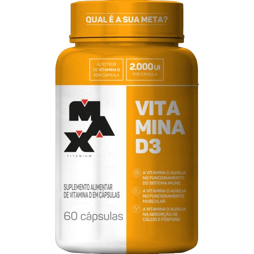 Vitamina D3 Pote 60 Cápsulas